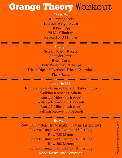 This program design produces workout after burn effect, which is an increased metabolic rate for up. . Orange theory workout today